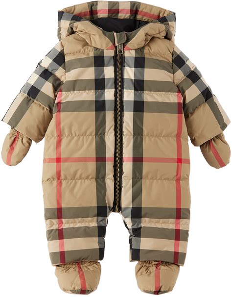 burberry baby outfit|Burberry snowsuit baby girl.